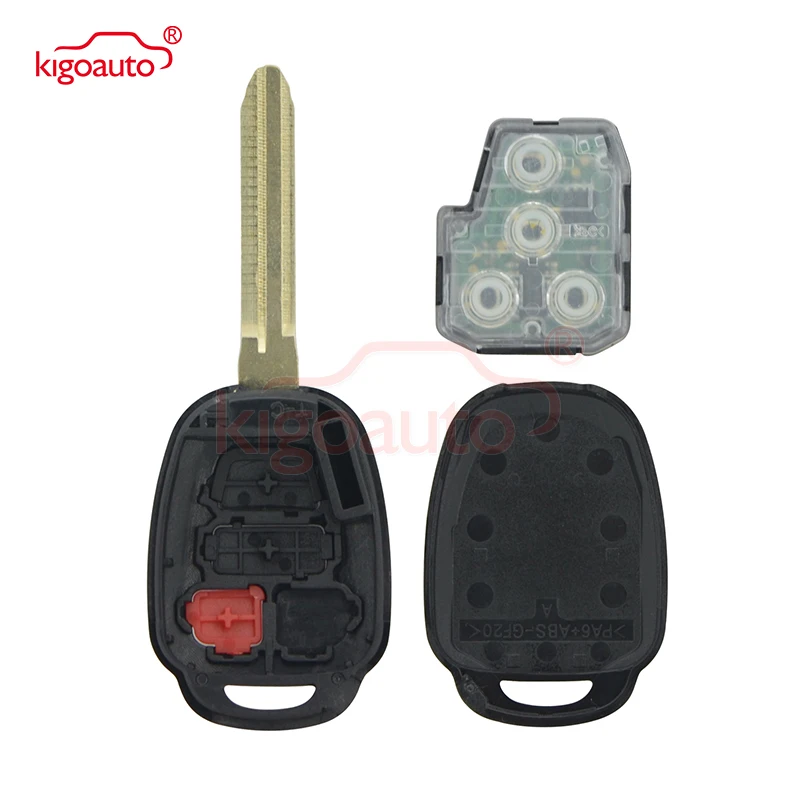 Kigoauto HYQ12BDP дистанционный ключ 3 кнопки 314 4 МГц для Toyota Scion XB 2013 2014 2015 + G чип |