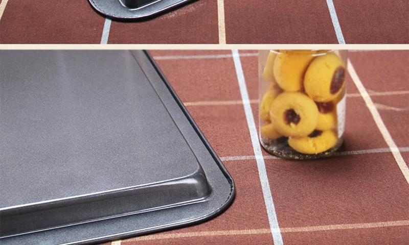 Большая антипригарная прямоугольная неглубокая форма для выпечки сковорода