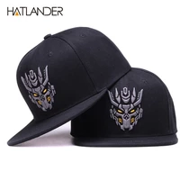 hatlander original black snapback caps fitted mens cap 6panels bone hip hop cap fashion sports hats embroidery baseball cap hat