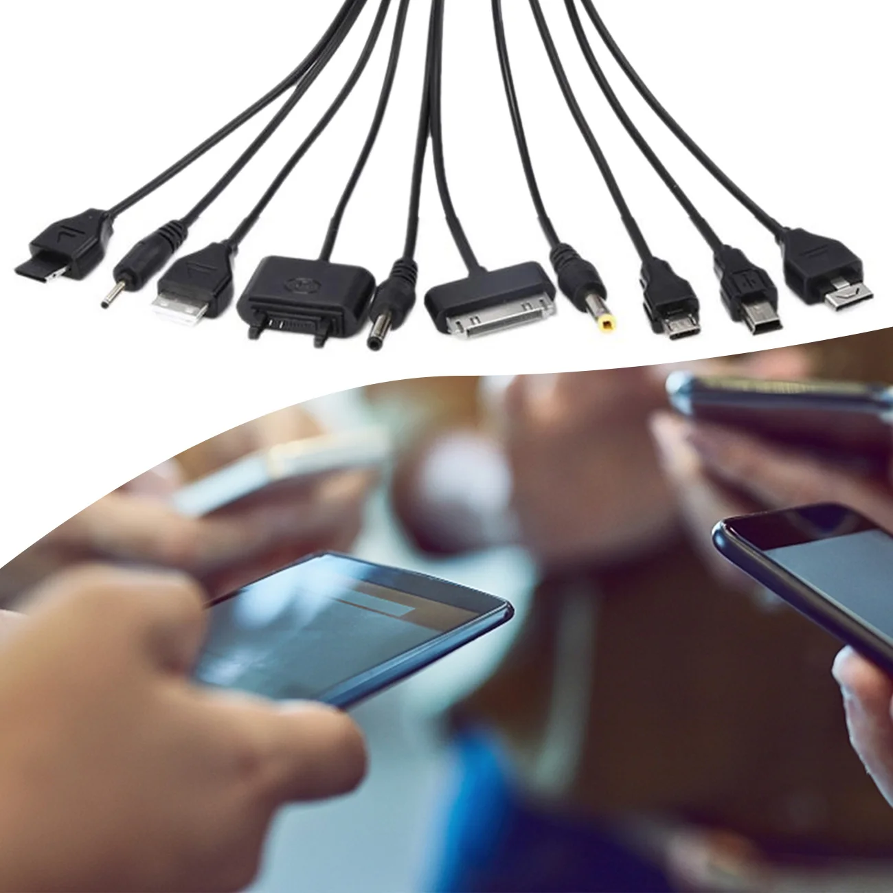 

Multi-function data cable 10 in 1 data cable for mobile computer data cable