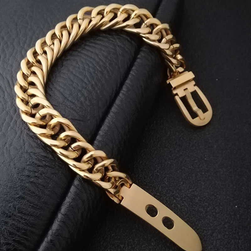 Браслет из чистого титана (Ti) ремень 10 мм для мужчин и женщин