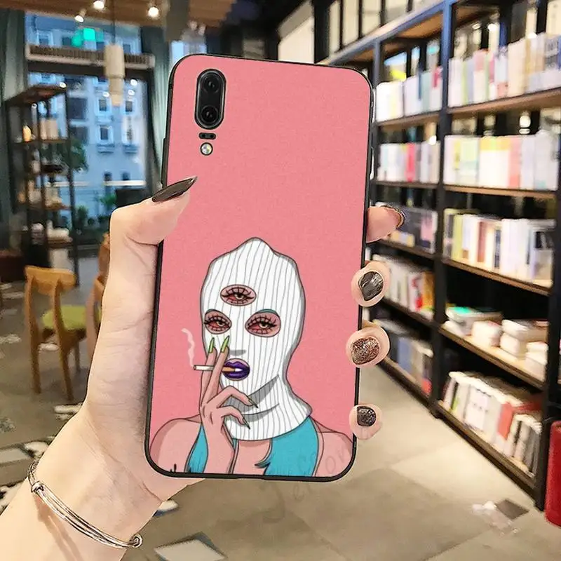 

Devil Woman sexy girl Phone Case For Huawei honor Mate P 10 20 30 40 Pro 10i 9 10 20 8 x Lite