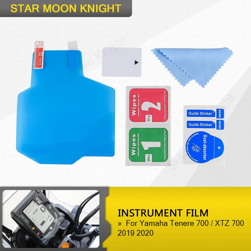 

For YAMAHA Tenere 700 Tenere700 T700 XTZ 700 2019 2020 Motorcycle Scratch Cluster Screen Dashboard Protection Instrument Film