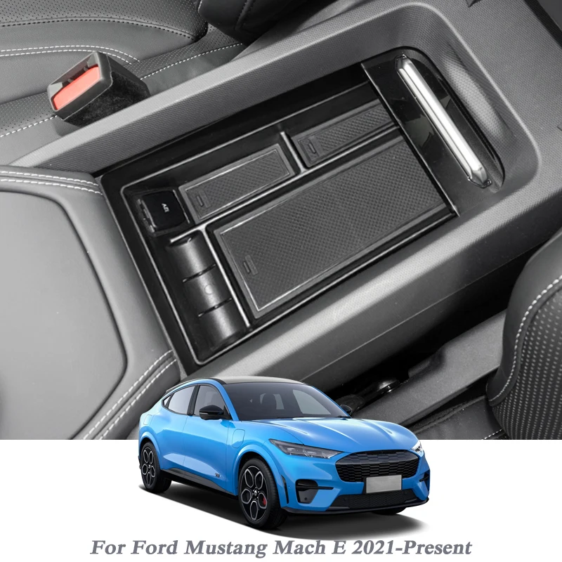 

Автомобильный Стайлинг для Ford Mustang Mach E 2021-Present центральная консоль подлокотник коробка крышка для хранения аксессуары для авто