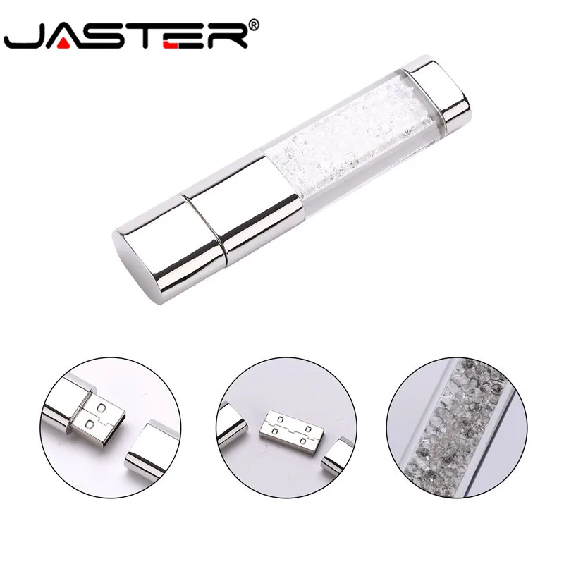 JASTER Кристальный подарок USB флеш накопитель прозрачный Флешка 4 ГБ 8 16 32 карта