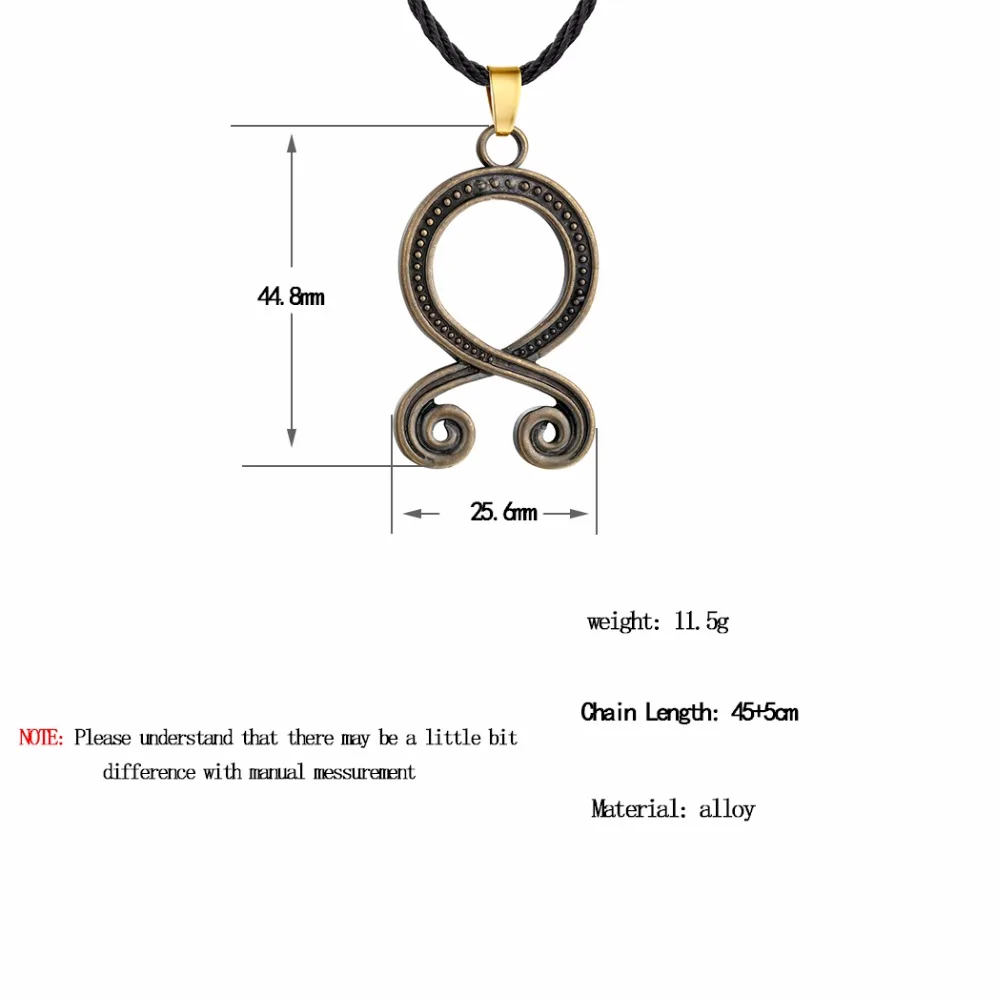 Чандлер Тролль крест ожерелье Викинги защита языческая норза кулон для мужчин