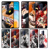 tempered glass cover comic bleach ichigo hollow for oneplus 9r 9 8t 8 nord z 7t 7 pro 5g shockproof shell phone case capa
