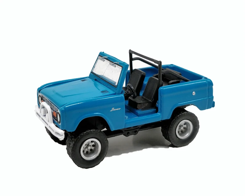 FORD BRONCO 1: 64 зеленый свет Dodge Ramcharger PONTIAC chely Shelby GT350 Ford Nissan команда GMC Vandura литой модельный автомобиль - Цвет: FORD BRONCO