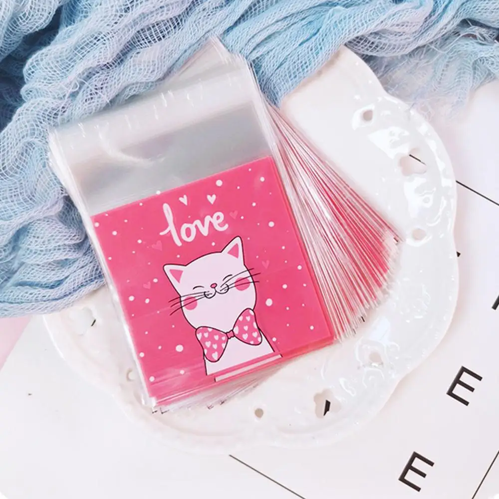 100 шт мини конфеты печенья закуски выпечка упаковка для сумка милый мультфильм