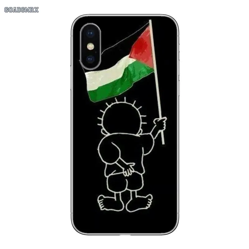 image 1 Мягкий чехол из ТПУ с принтом "для samsung Galaxy S2 S3 S4 S5 мини S6 S7 край S8 S9 S10 Lite J4 J6 плюс в европейском стиле палестинский флаг хорошо продаются - Цвет: image 1