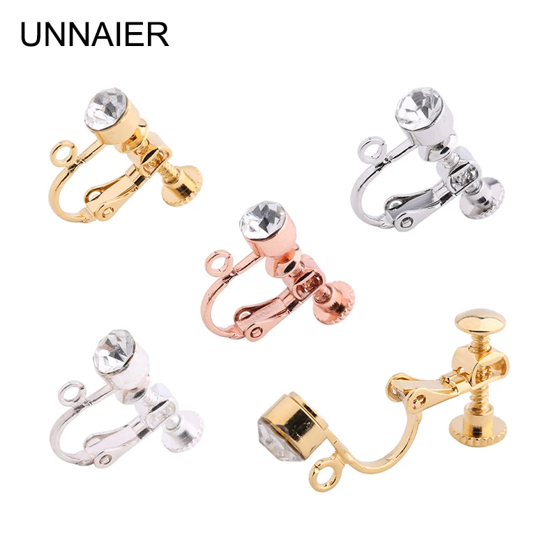 

Spiral ear clip female invisible painless diamond ear clip artifact no hole high sense earrings change ear clip converter