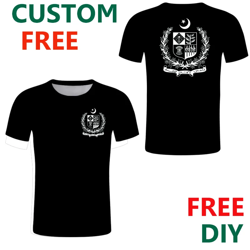 Футболка с принтом пакистанского флага футболки на заказ именем номером фото