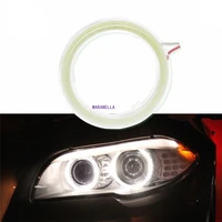 1pcs cob car angel eyes motorcycle headlight fog light for car daytime running light drl headlight motorcycle headlight