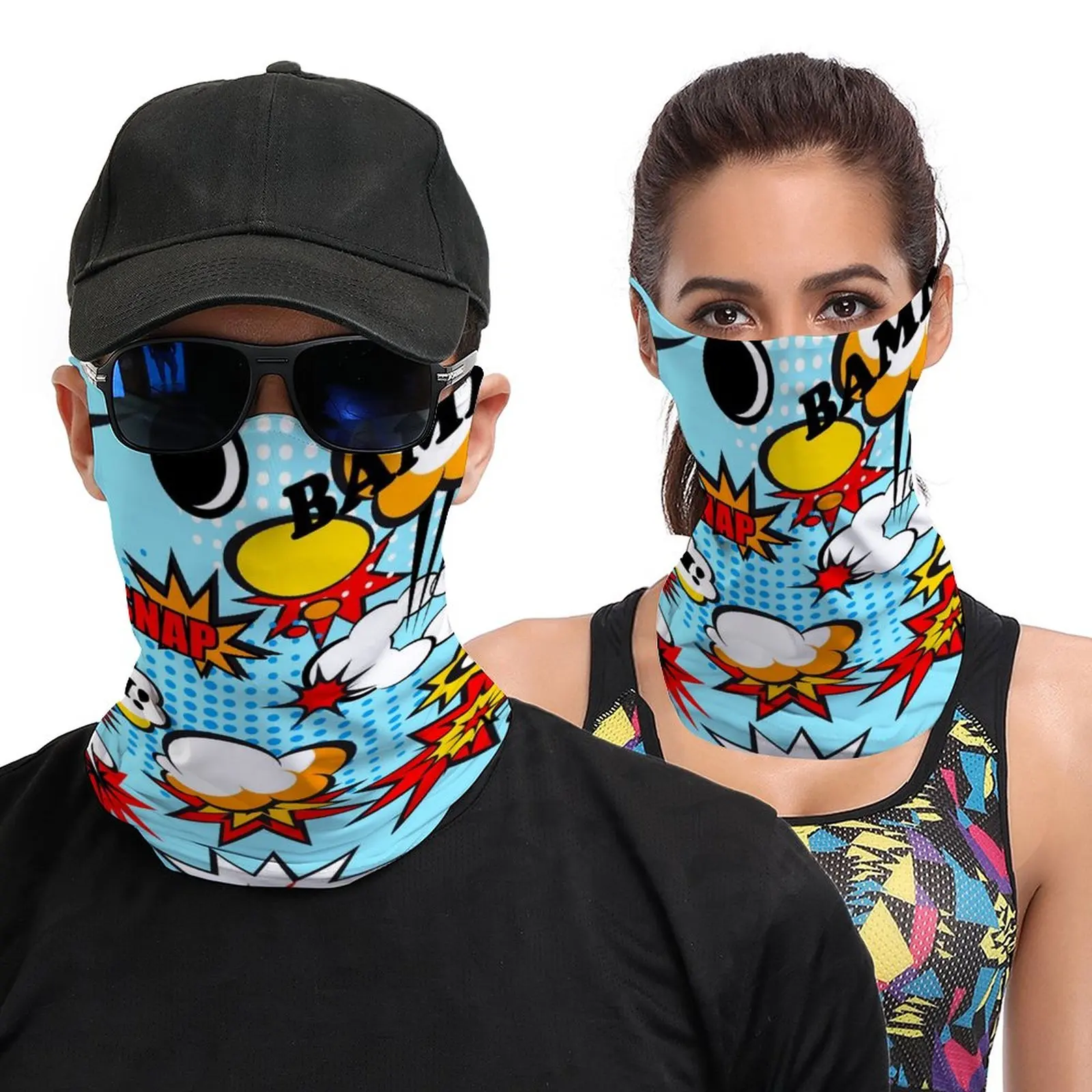 

Bandana Men's and Women's Ever-changing Face Scarf, Kerchief, Scarf, Square Scarf, Cross Headscarf, Hair Tie, Headdress