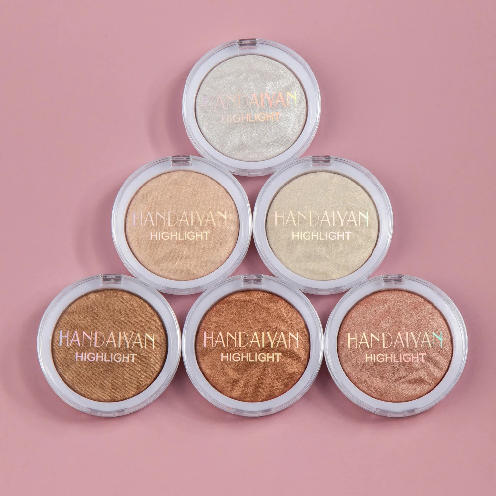 Shimmer Хайлайтер для лица бронзаторы палитра свечение комплект 6 цветов база