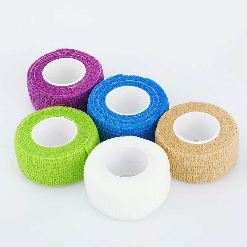

2.5cm4.5M Finger Joint Bandaging Sport Muscle Protection Emergency Tape Medical Self-adhesive Bandage Waterproof Elastic Bandage