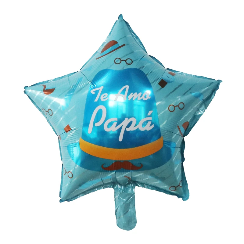

50pcs 18inch Spanis Happy Mother's Father's Day Feliz Dia Mama PaPa Foil Helium Balloon Birthday Party Decoration Air Globos