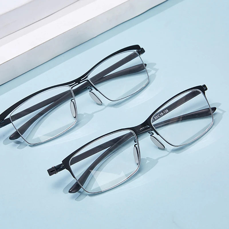 

New Men's Women's High quality Half metal frame Aspherical resin lenses Reading Glasses male Eyewear 1.0 1.5 2.0 2.5 3.0 3.5 4.0