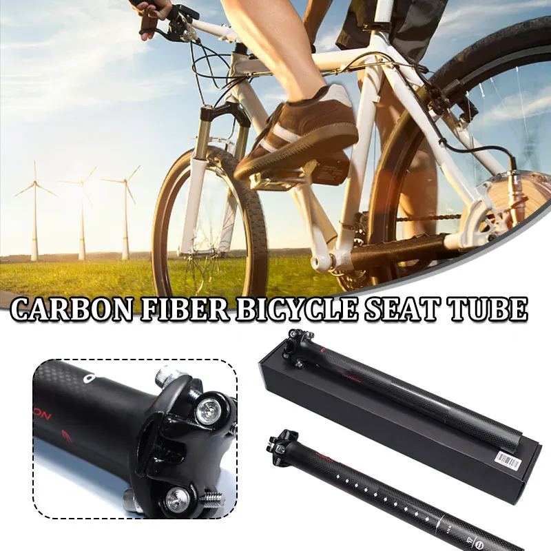 

Bicycle Seat Tube Ec90 Lightweight Carbon Fiber / 27.2/30.8/ 31.6 Dead Fly Seat Tube High-Strength Carbon Fiber HA