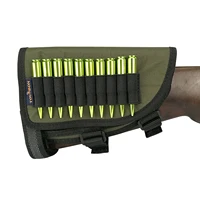 tourbon tactical hunting rifle gun butt stock cheek riser rest cartridge holder w 3 adjustable inserts shooting gun accessories