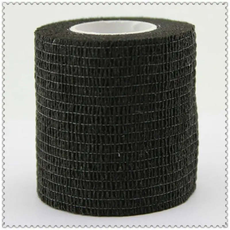 

1 шт. Черная Спортивная самоклеящаяся эластичная бандажная лента 5 см * 4,5 м эластопласт для наколенников аксессуары для татуировок