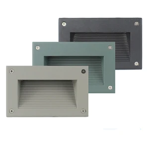 Водонепроницаемый светодиодный светильник 3 Вт 6 Вт, настенный комнатный и уличный светильник для ландшафта, сада, патио, площади, лестницы, подземсветильник