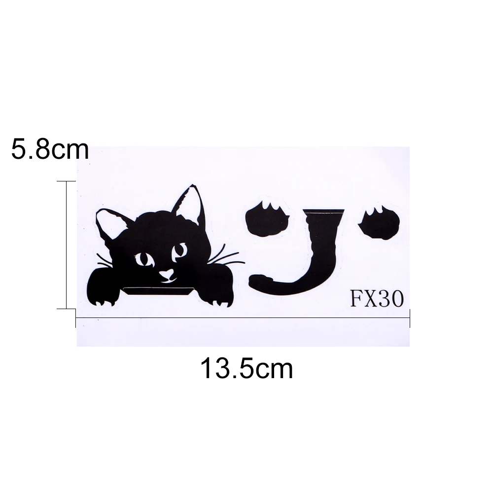 

Cute Cat Handle Switch Sticker For Kids Room Bedroom Kitchen Bathroom DIY Waterproof and Oil-proof 3D Wall Sticker