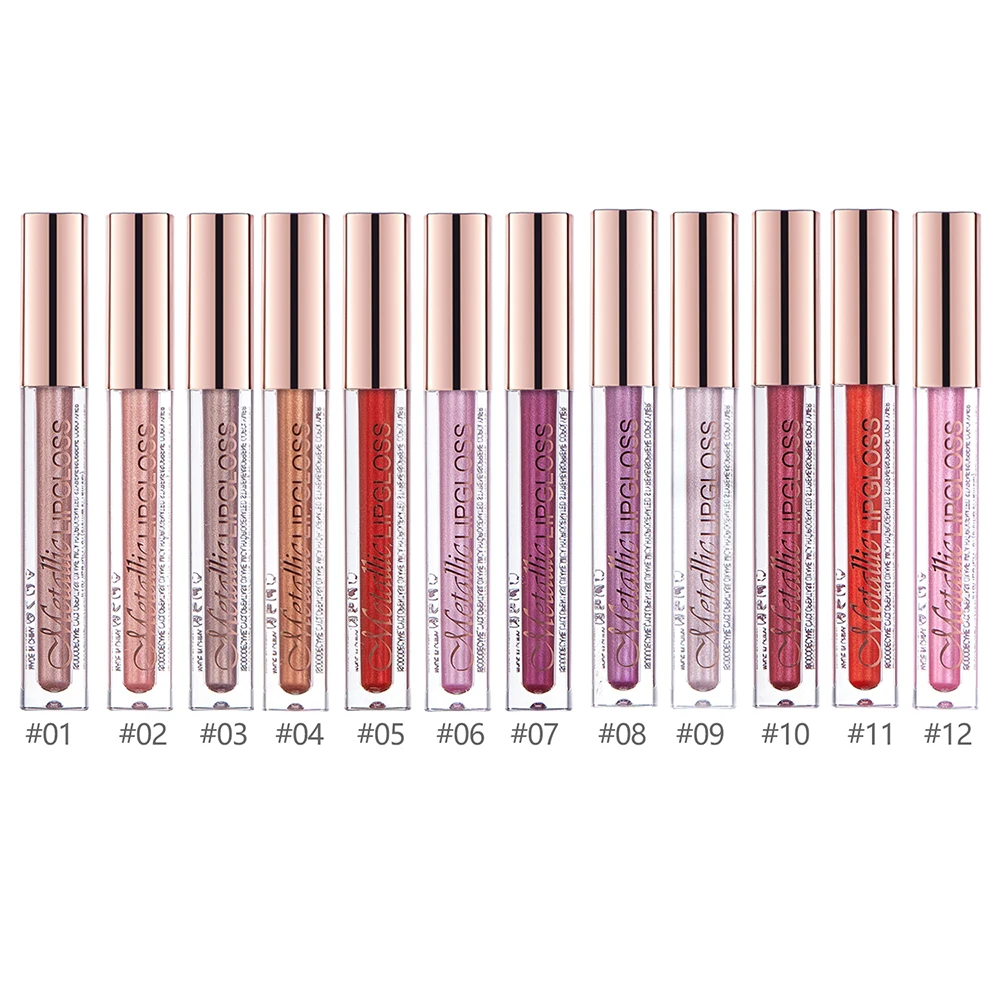 Матовая жидкая губная помада 1 шт. водостойкий макияж металлический блеск для губ