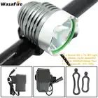Велосипесветильник фонарь XML T6, светодиодный Передний фонарь для горного велосипеда, 3 режима, 8,4 в 18650, аккумулятор