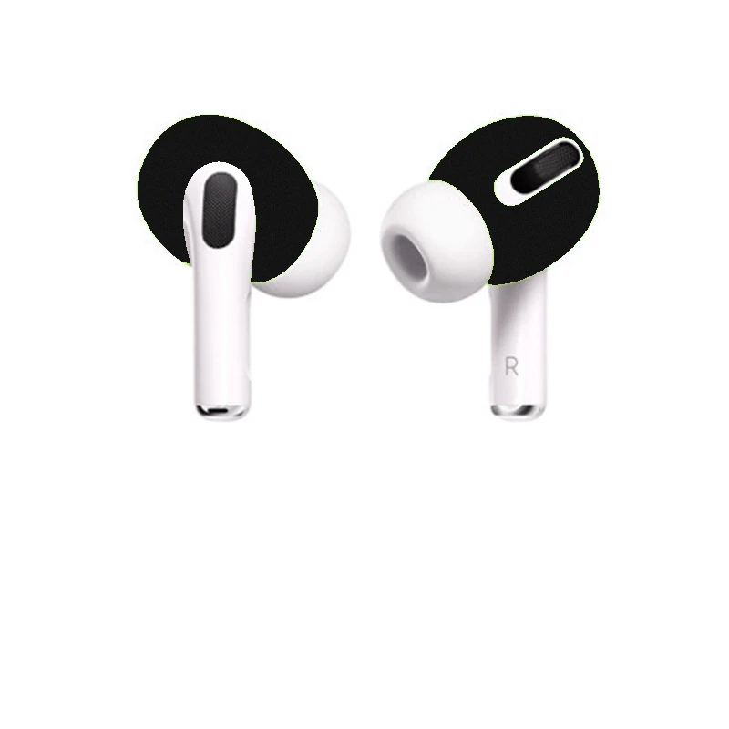 1 пара силиконовых чехлов для наушников Airpods Pro цветные мягкие ультратонкие