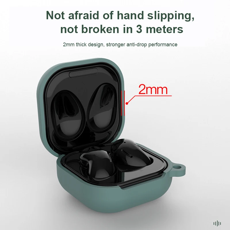 

For Samsung Galaxy Buds Live Case Shockproof Slim Earphone Cover Silicone Protective Case Wireless Bluetooth Cover Headset Parts