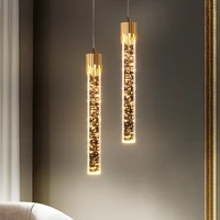 nordic modern crystal led pendant lamp kitchen island pendant lights for bedside dining room furniture hanging ceiling lights