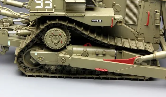 

Meng SS-002 1/35 Isreali D9R Doobi Armored bulldozer Display Collectible Toy Plastic Assembly Model Kit