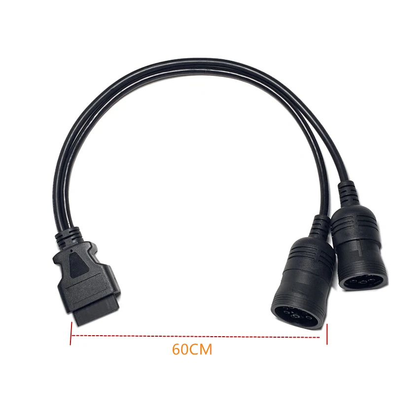 Новый автомобильный Грузовик Y образный кабель OBD OBD2 16 контактный разъем для J1708
