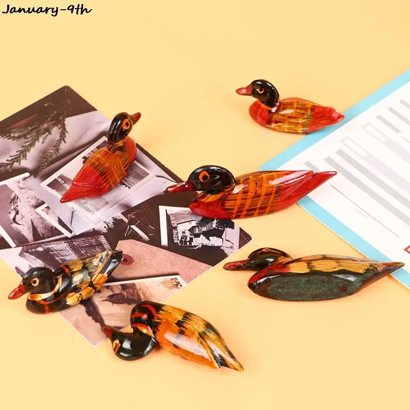 Модная винтажная резиновая пара держатель для палочек еды в виде мандаринок уток