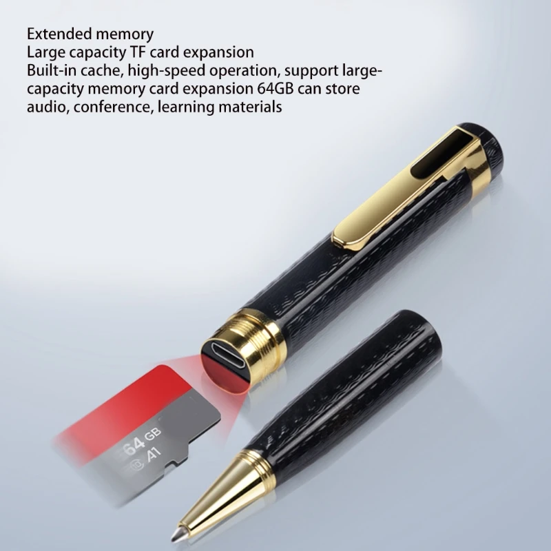 Professional Pen Digital Sound Recorder Voice Recording 8G 16G 32G 64G 128G Dictaphone USB Rechargeable Audio Record | Электроника