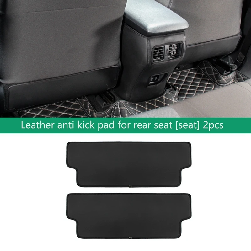 

Car Rear Seat Anti-Kick Pad Seat Back Anti-Dirty Cover Seat Back Protection Cover for Toyota RAV4 2019-2020