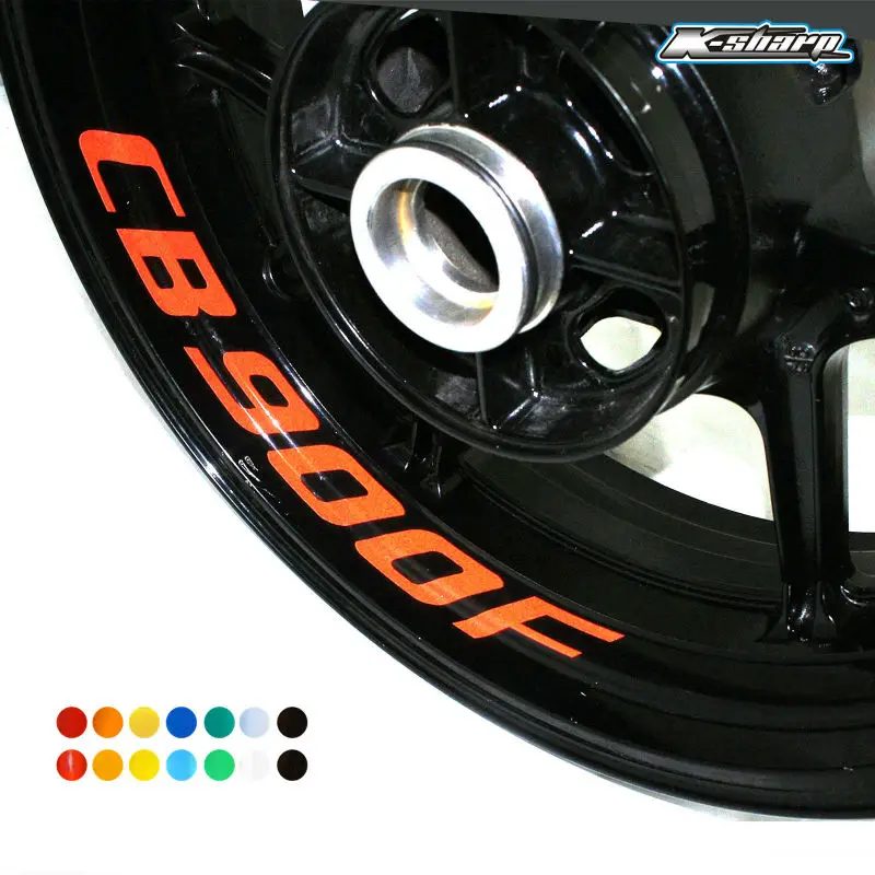 8 X пользовательские наклейки на внутренний обод колеса Светоотражающие в