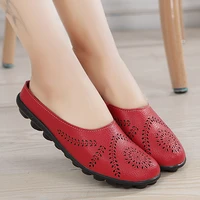 woman shoes autumn women flats breathable leather shoes women casual slip on loafers flat shoes woman shoes luxury best sell
