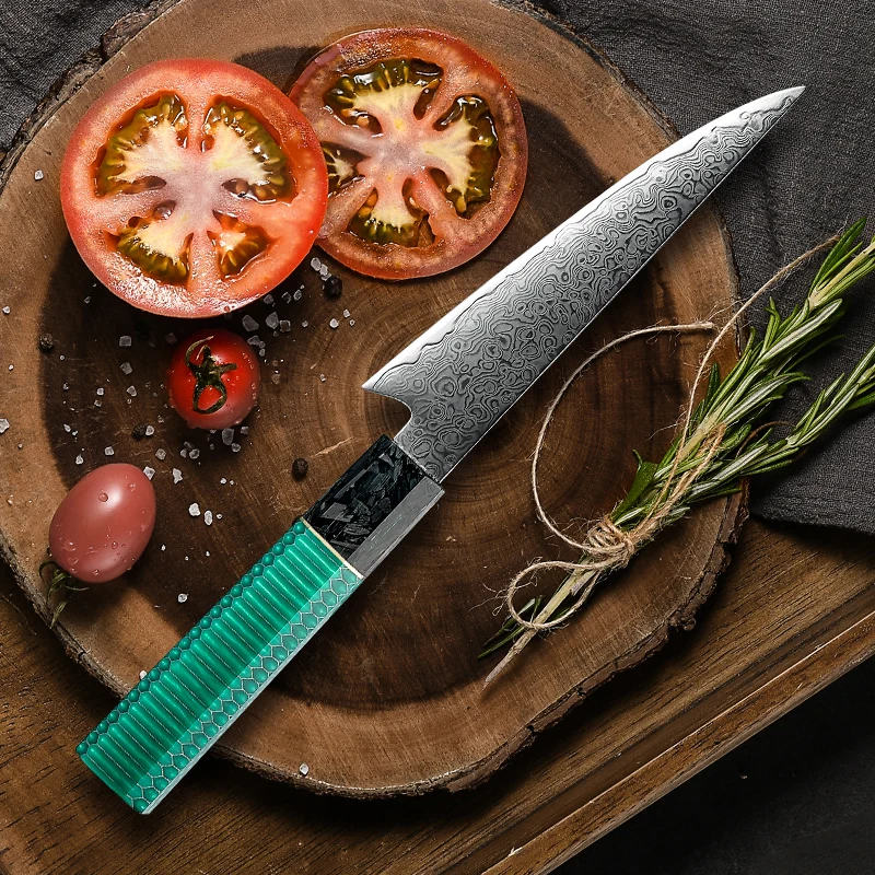 Grandsharp 5 дюймов измеренная яркость японские кухонные ножи VG10 для пилинга фруктов