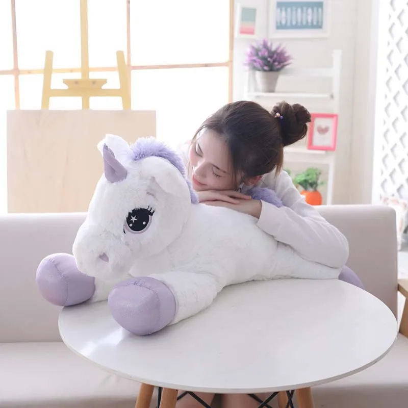 Плюшевая игрушка в виде единорога гигантская плюшевая подушка подкладка