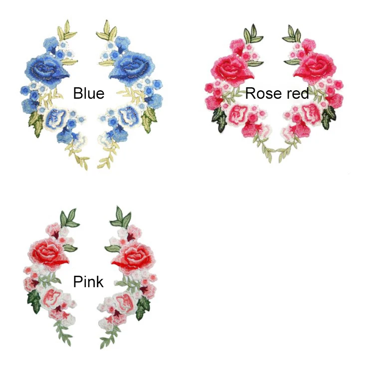 Цветочная кружевная ткань аппликация вышивка кружевной воротник свадебное