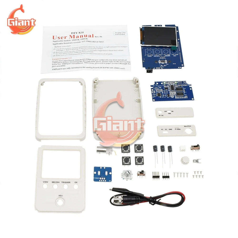 Цифровой осциллограф DSO150 Набор сделай сам запасные части с корпусом комплект в