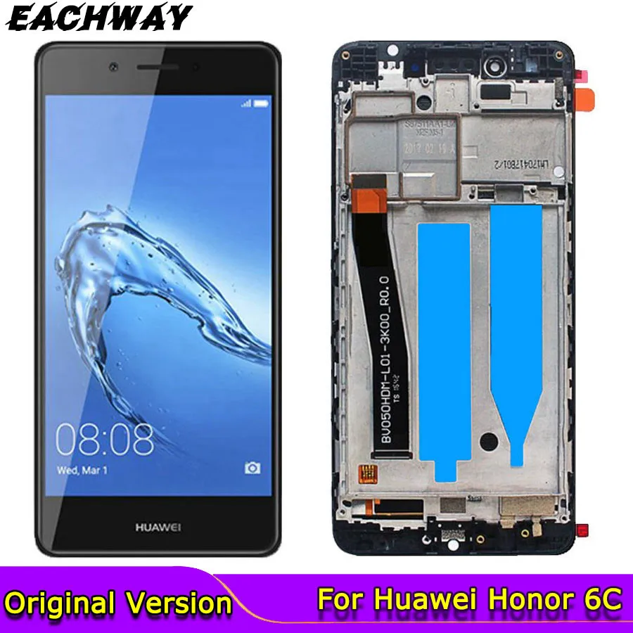 Оригинальный ЖК дисплей для Huawei Honor 6C Сенсорная панель экран дигитайзер замена DIG