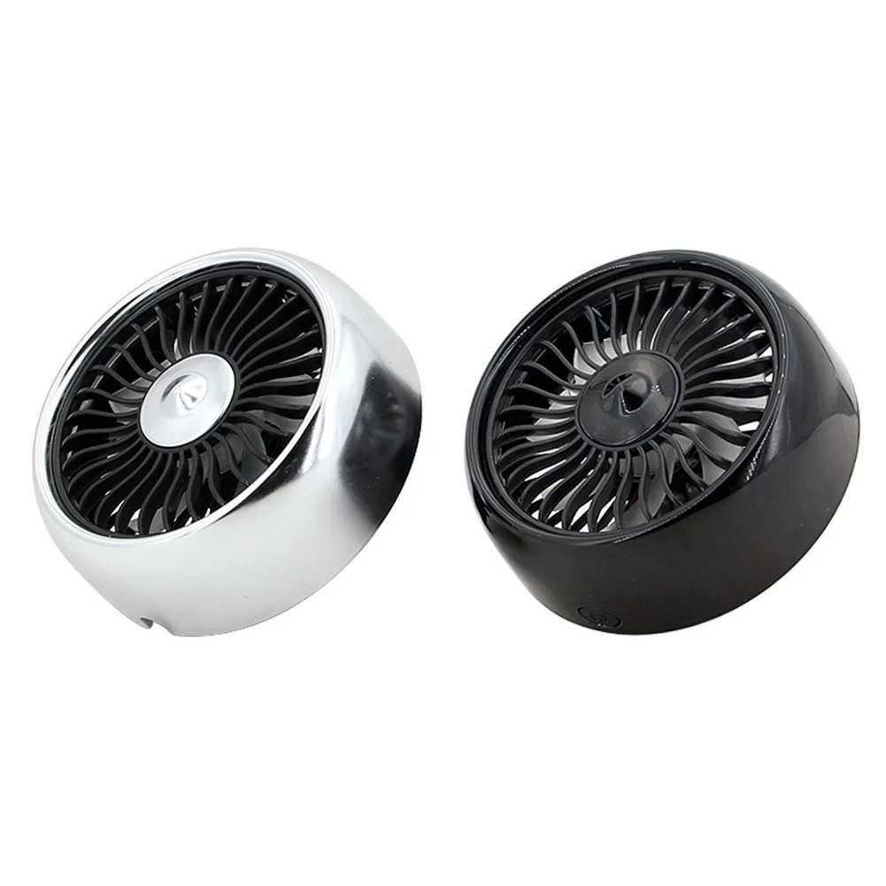 Portable Car Fan 5V USB Powered Air Vent Clip Fan 3-Speed 7-Blade Cooling Air Conditioner For 12V 24V Car Auto Sedan SUV Vehicle