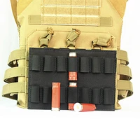 14 round tactical molle shell pouch 12ga 12 gauge airsoft bullet ammo carrier military hunting accessories magazine holder bag