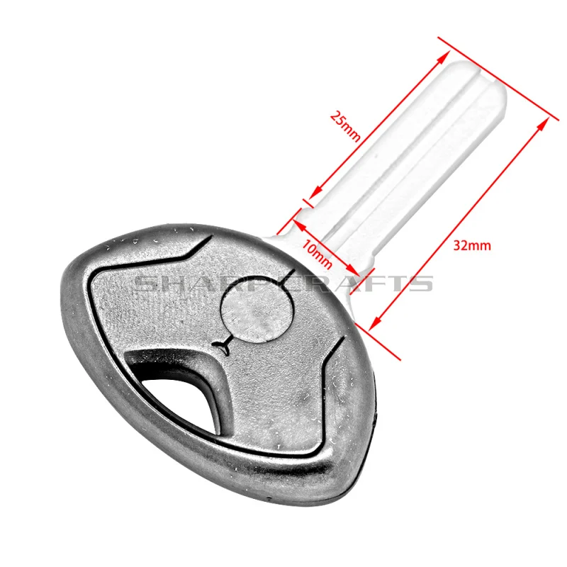Черные/красные ключи от мотоцикла пустые без лезвия для BMW S1000RR K1300S K1300R K1200R 1200RT 1200GS