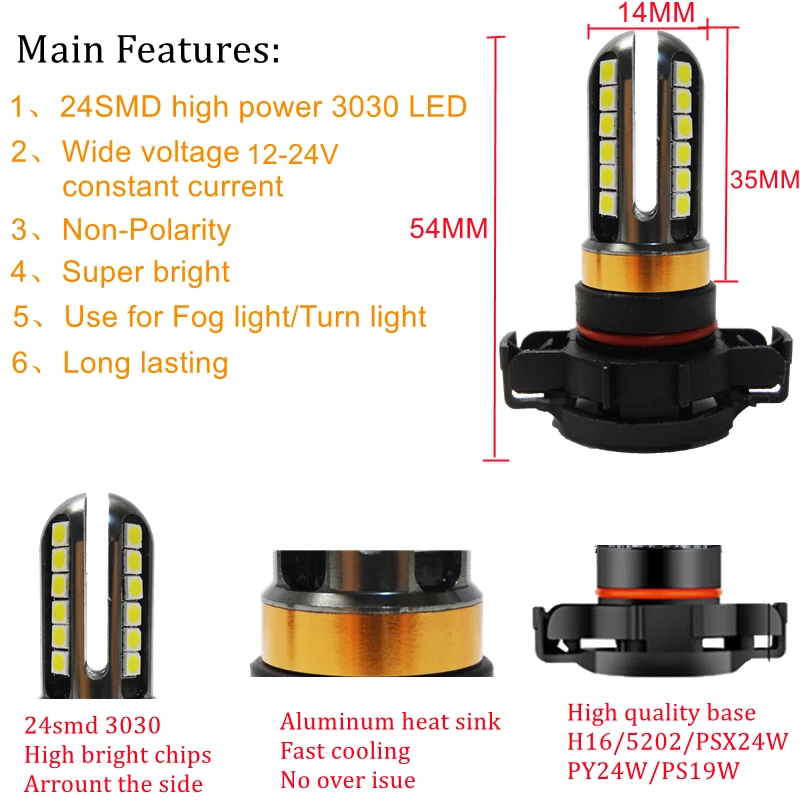 2x Canbus автомобиля светодиодный Включите Singal светильник для Land Rover Discovery LR4 2009-2016