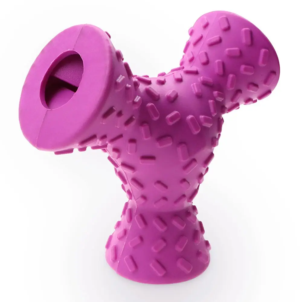

2021 New Pet Dog Toys Stretch Rubber Leaking Ball Pet Cat Dog Interactive Chew Toys Tooth Spilled toy