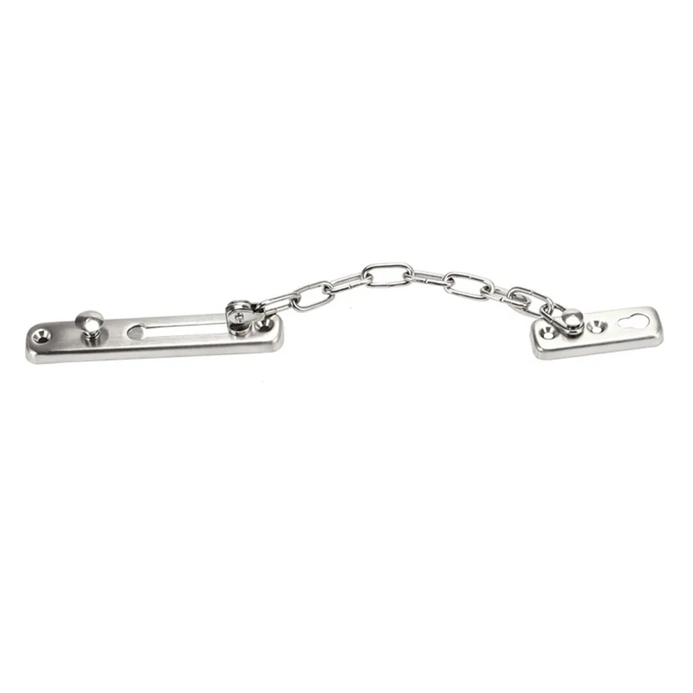 

Stainless Steel Door Security Chain Heavy Duty Latch Lock For Home Hotel Bedroom Door Chain Nti-theft Chain Door Chain Home Lock